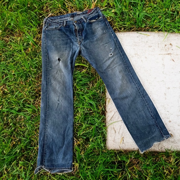Polo Ralph Lauren 15941 distressed Jeans. - Picture 1 of 8